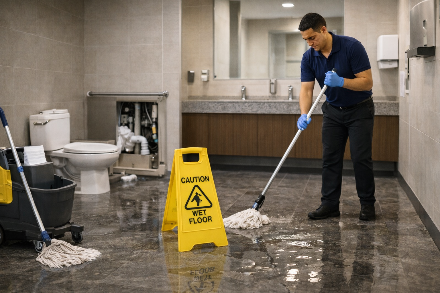 24/7 emergency water damage and spill cleanup Tulsa metro