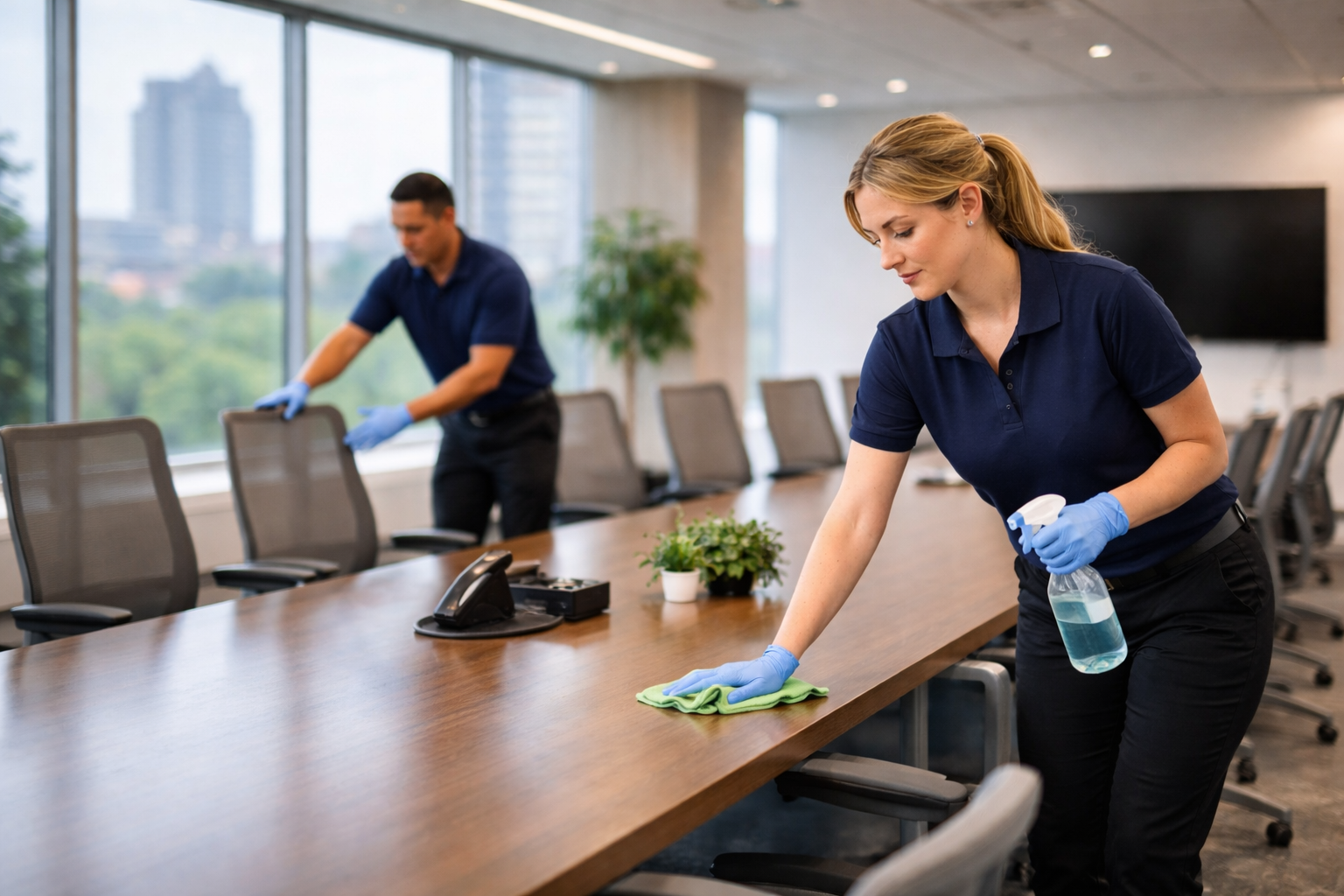 Corporate and small office cleaning Tulsa metro